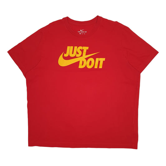 Mens Red Nike  Short Sleeve T Shirt