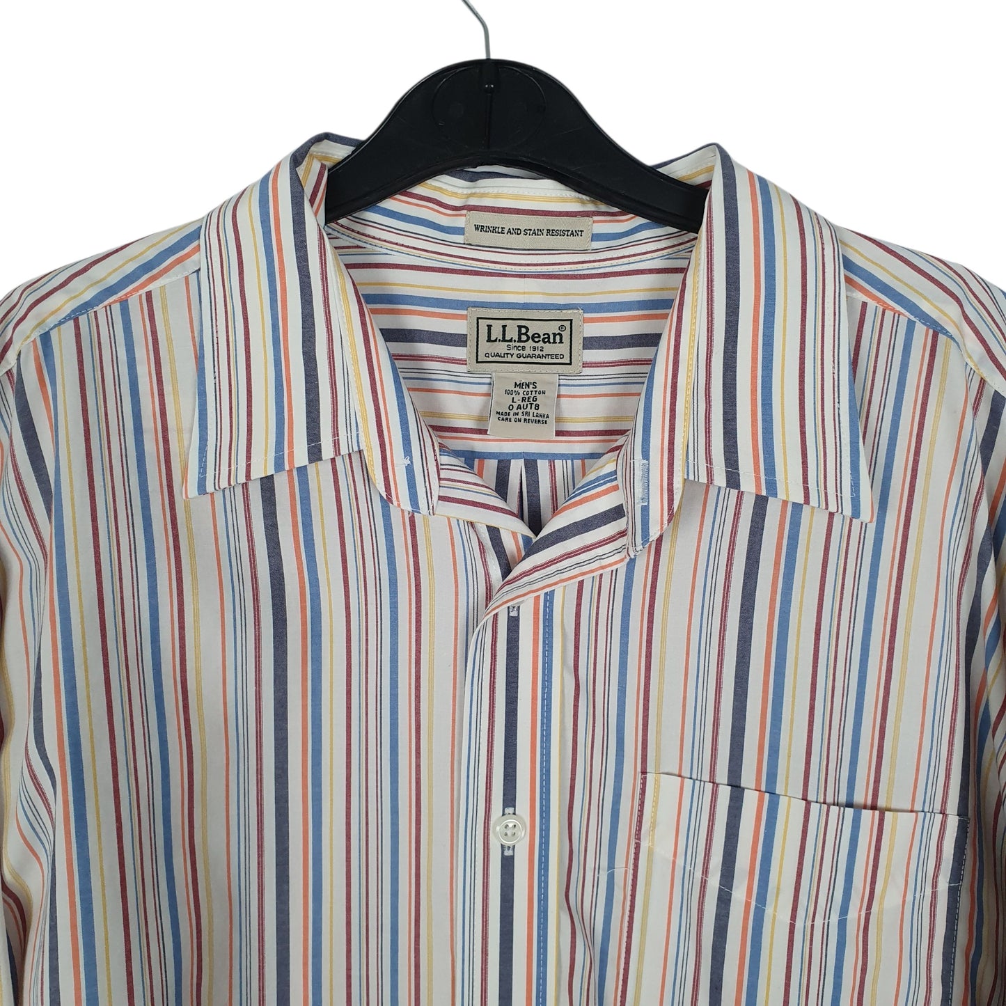 Mens White L.L.Bean   Shirt