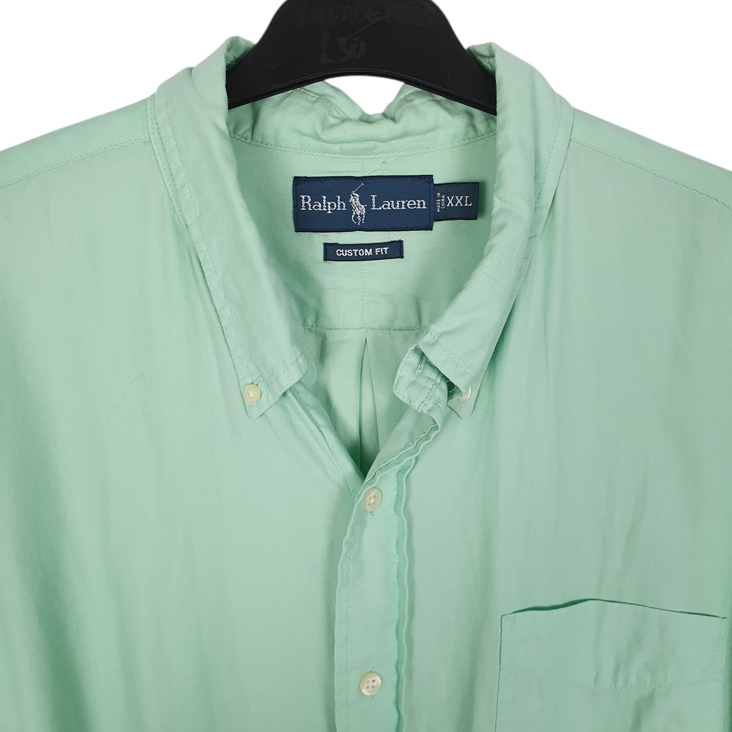 Mens Green Ralph Lauren Lightweight  Shirt