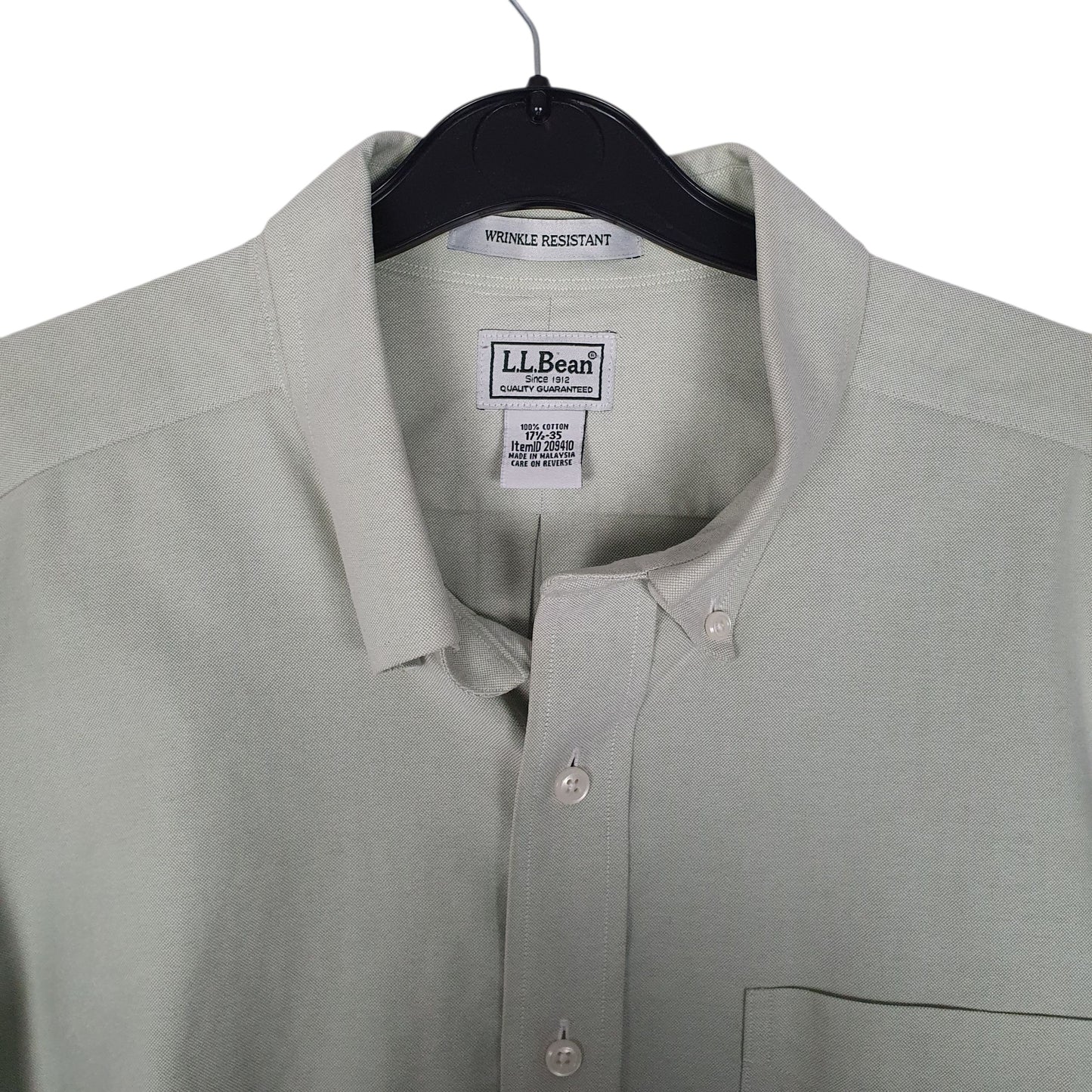 Mens Green L.L.Bean   Shirt