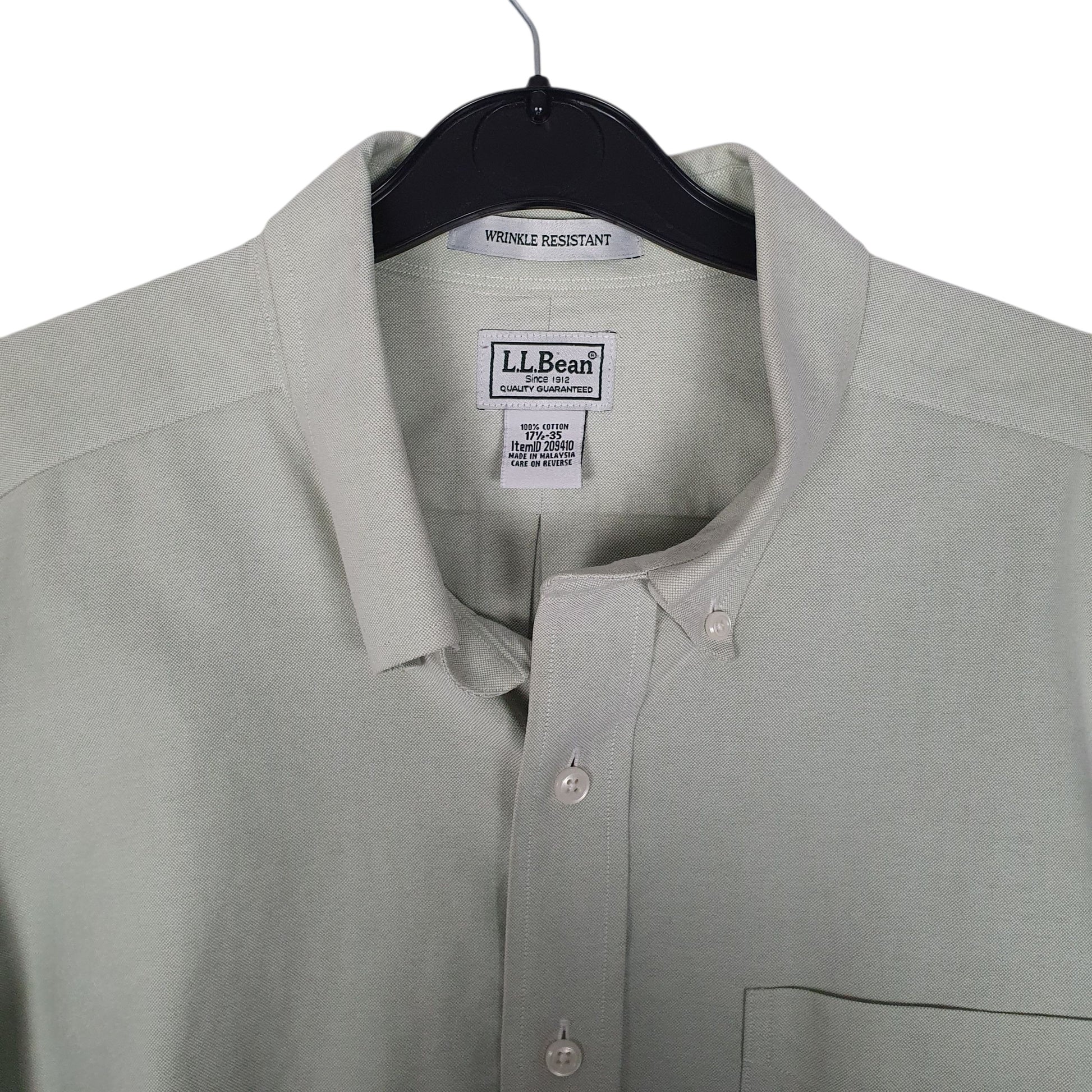 Mens Green L.L.Bean   Shirt