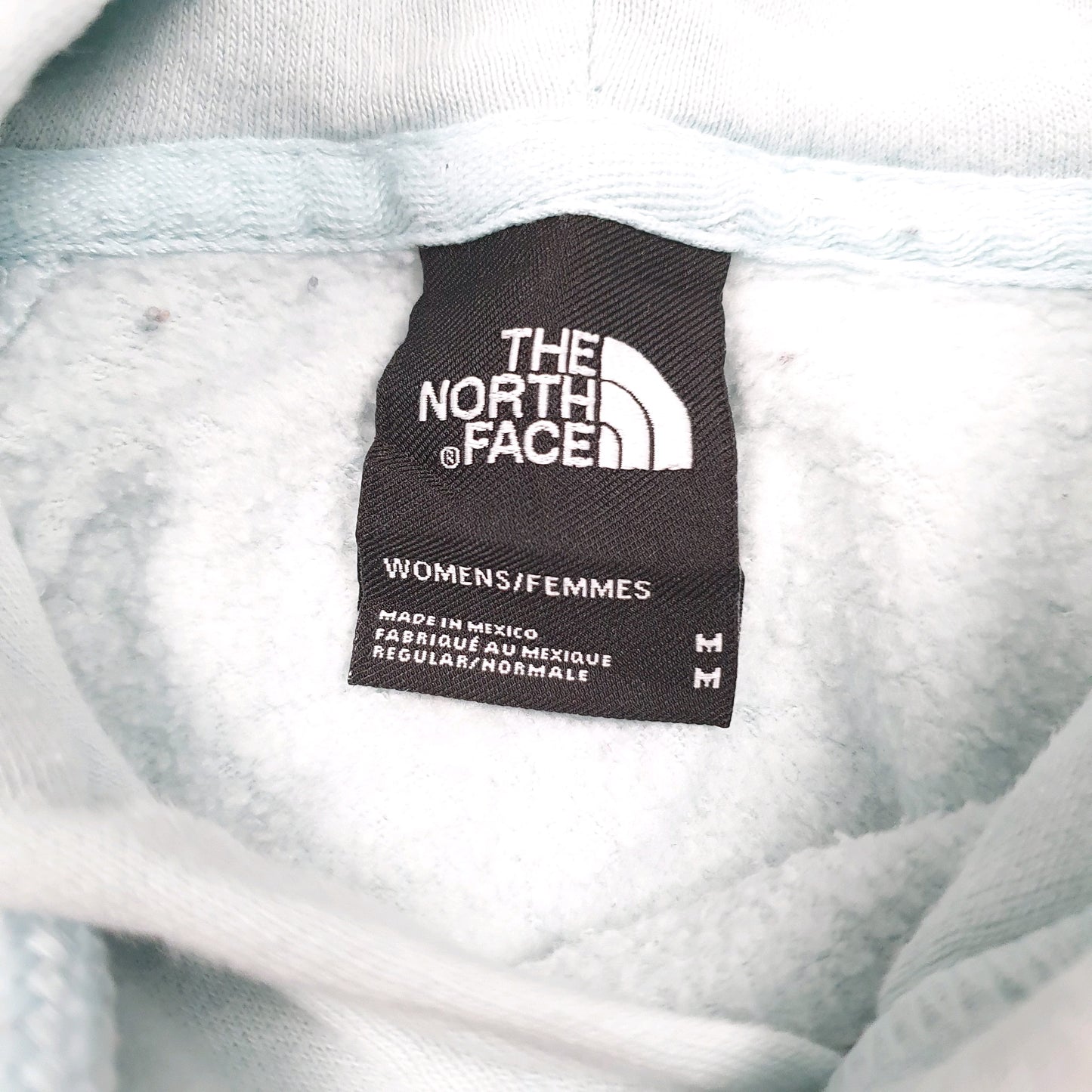 Womens Blue The North Face Spellout Hoodie Jumper