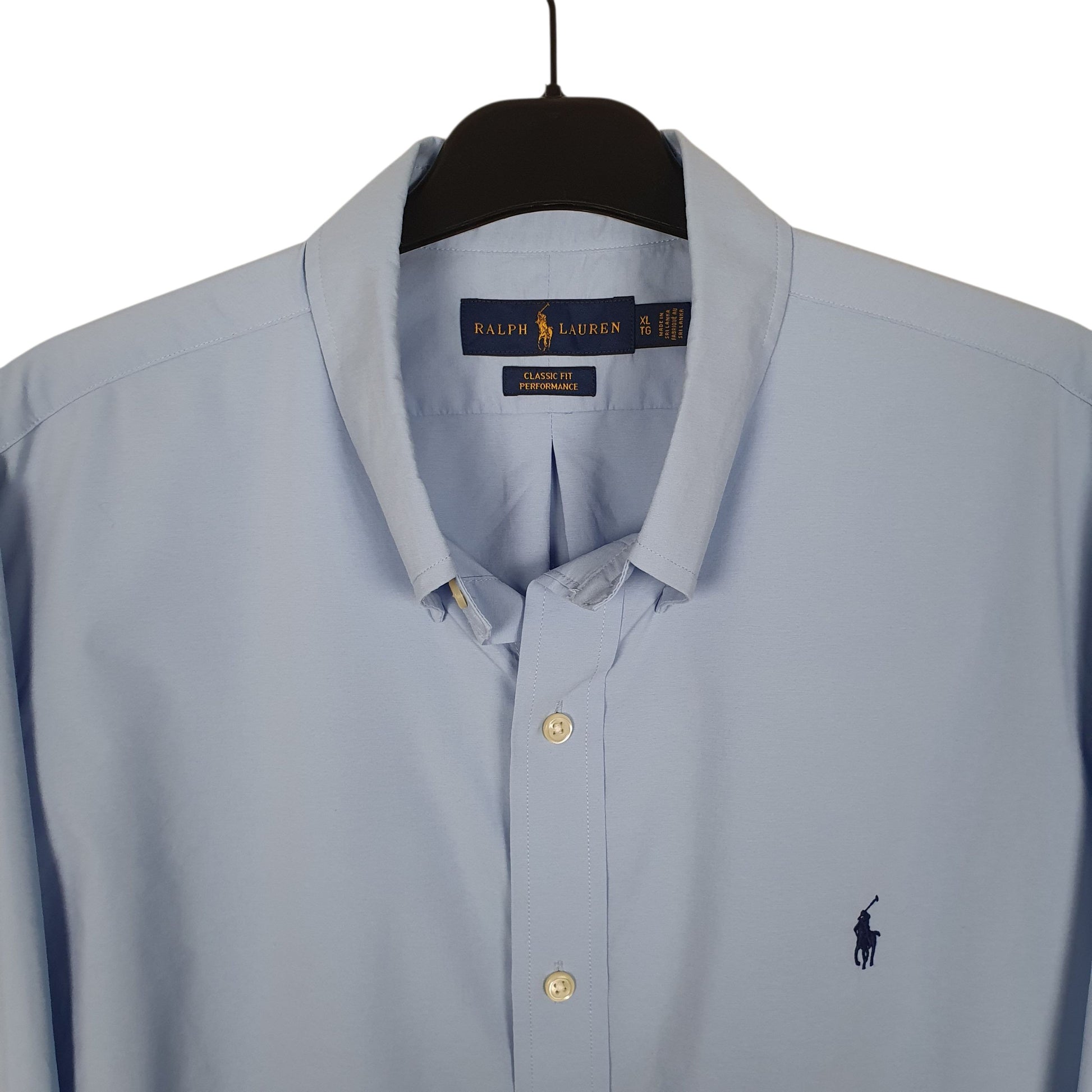 Mens Blue Ralph Lauren Performance  Shirt
