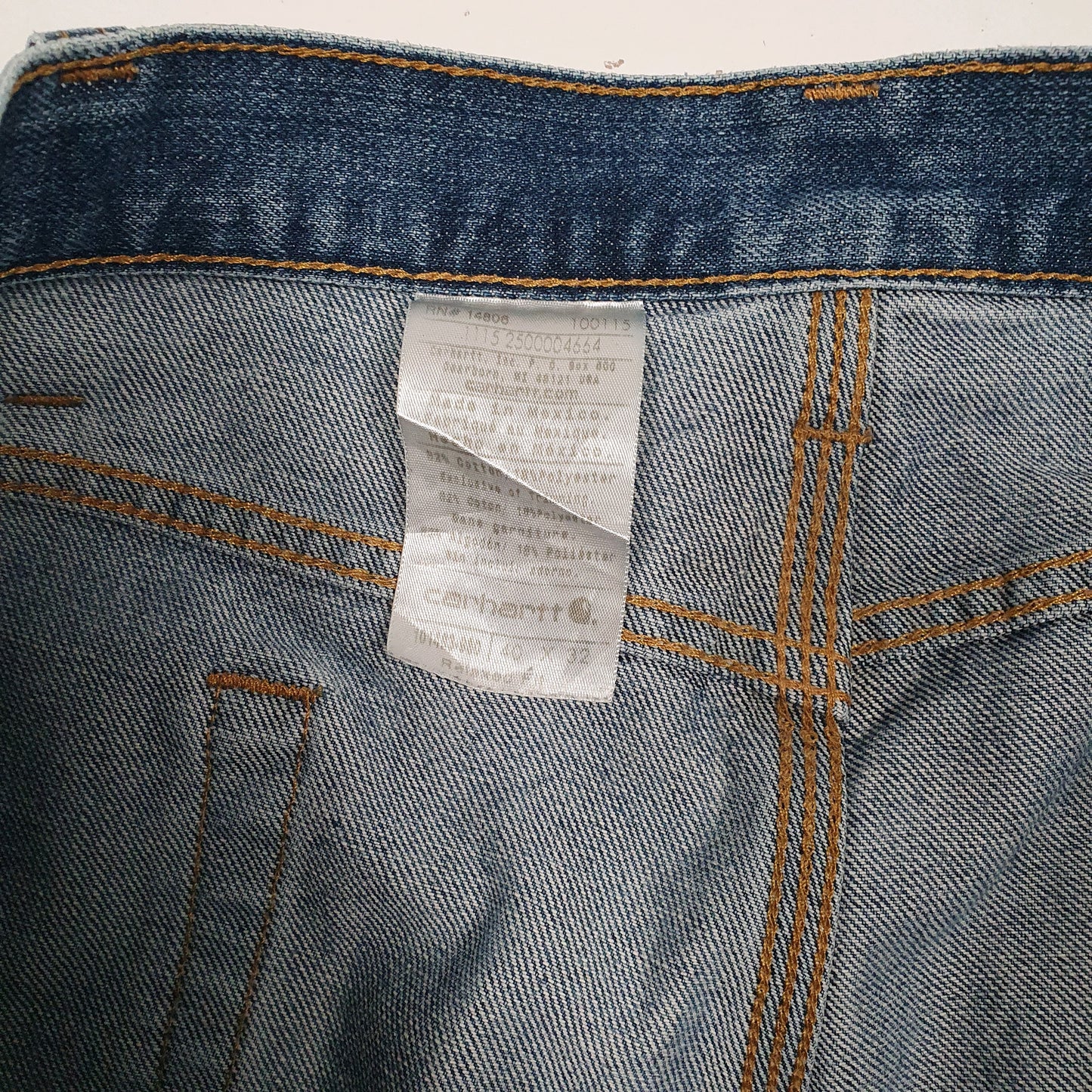 Mens Blue Carhartt   Shorts