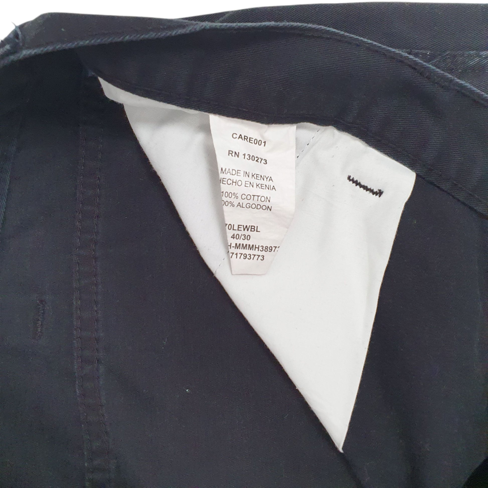 Mens Black Wrangler   Trousers