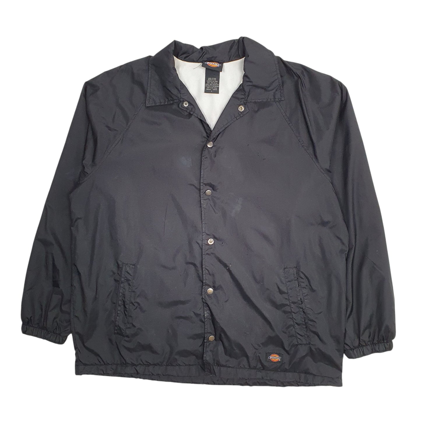 Mens Black Dickies Coach  Coat