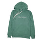 Mens Green Calvin Klein Spellout Lightweight Hoodie Jumper