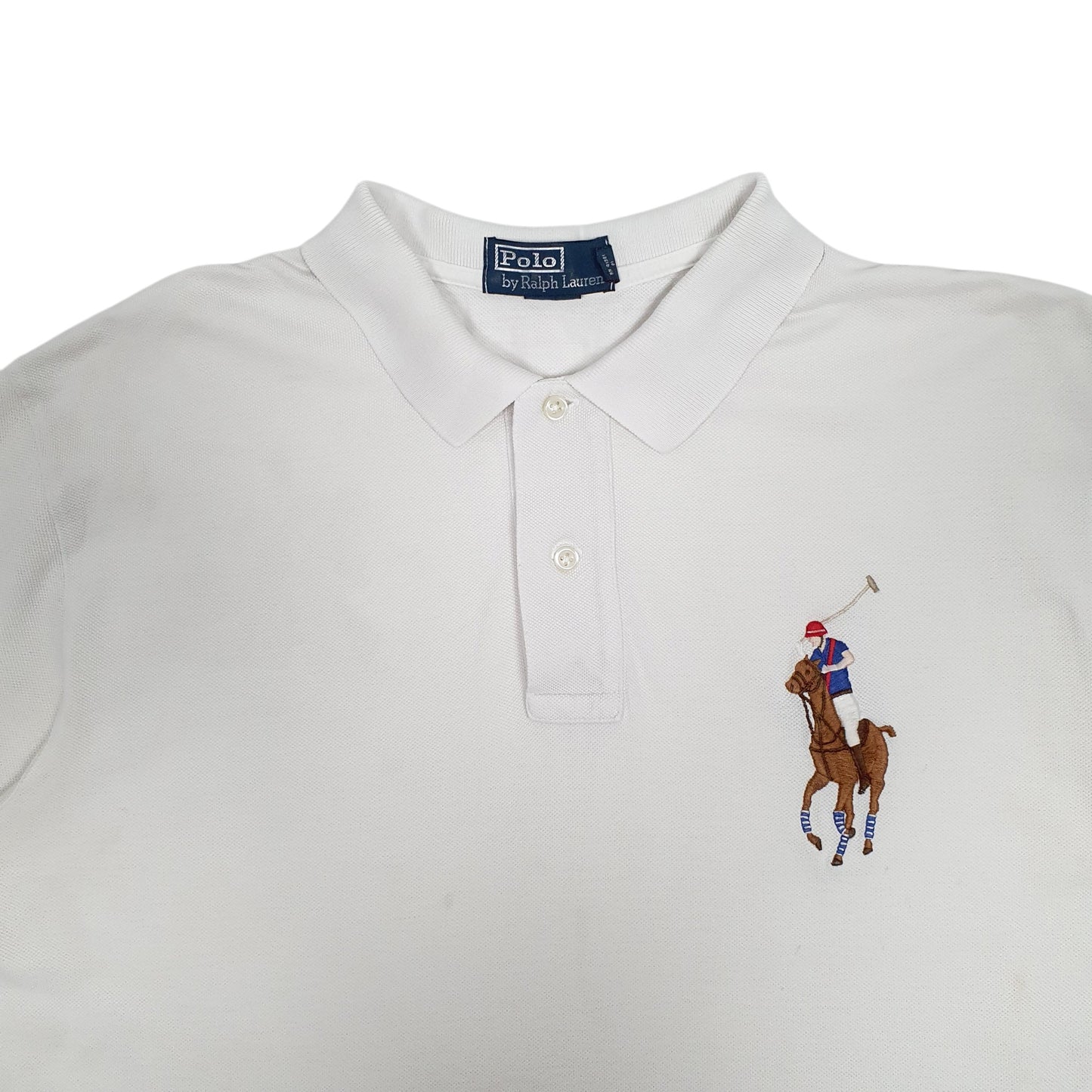 Mens White Polo Ralph Lauren   Polo Shirt