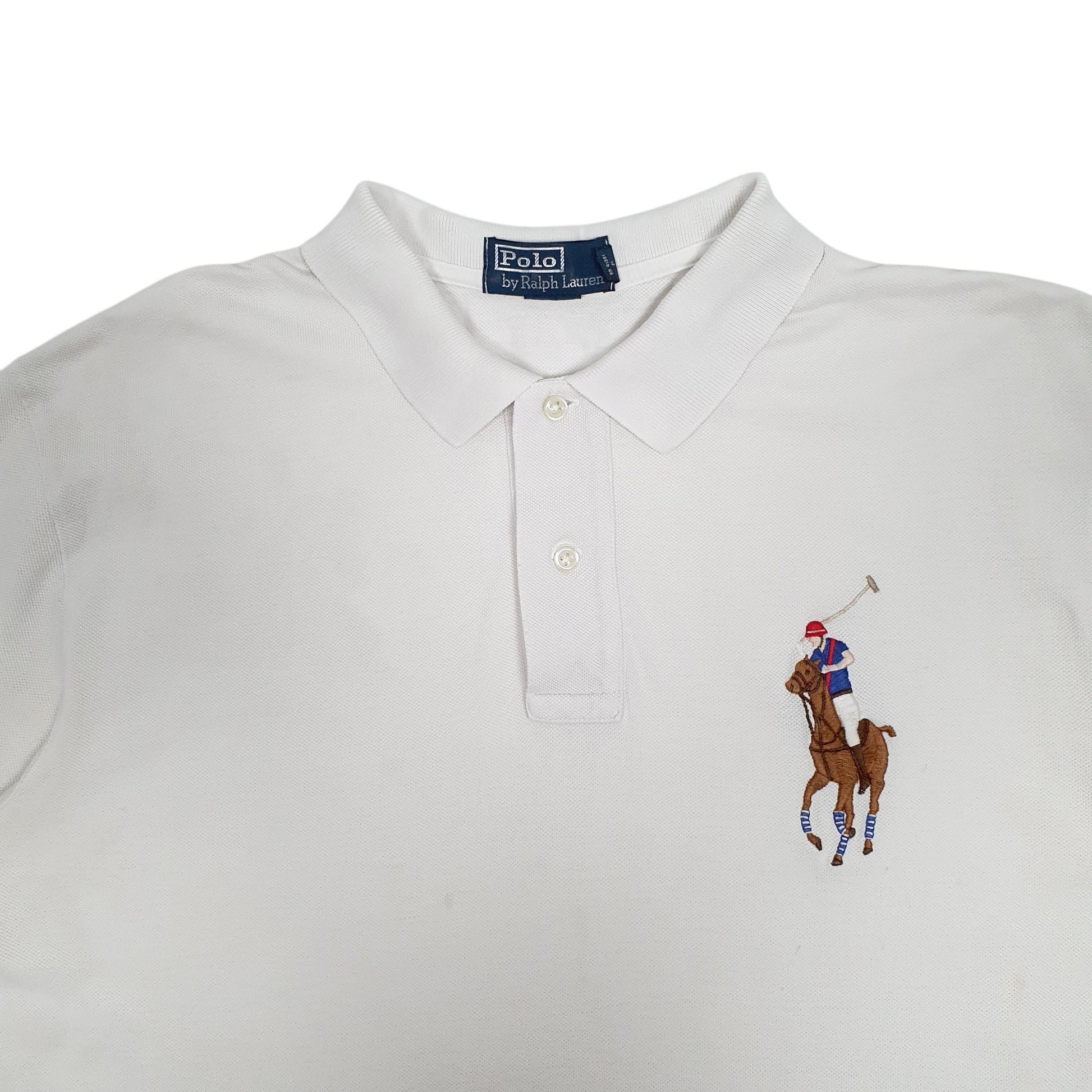 Mens White Polo Ralph Lauren   Polo Shirt