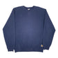 Mens Navy Carhartt Vintage Crewneck Jumper