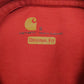 Mens Red Carhartt Henley  T Shirt