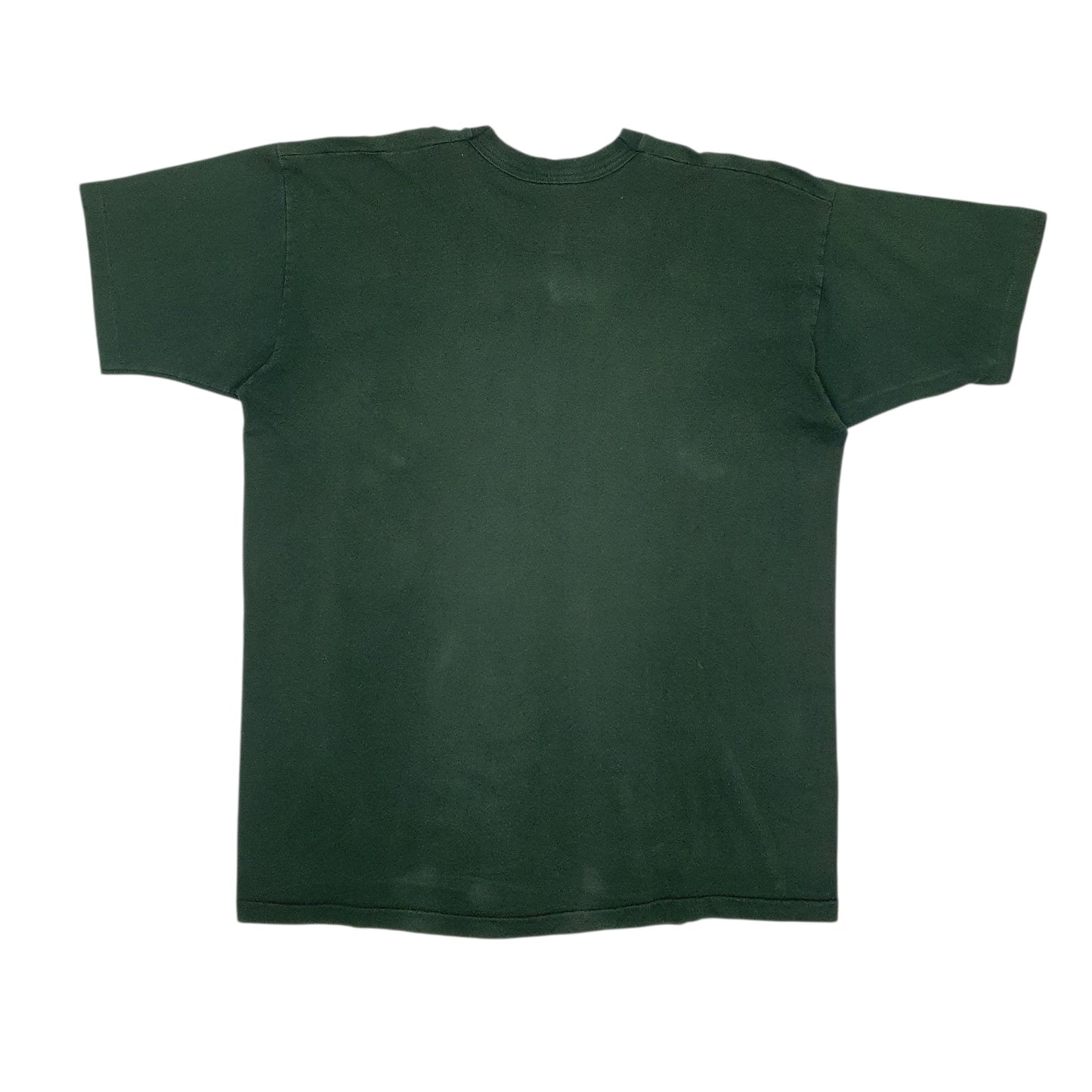 Mens Green Fruit Of The Loom Single Stitch Vintage 90s  T Shirt