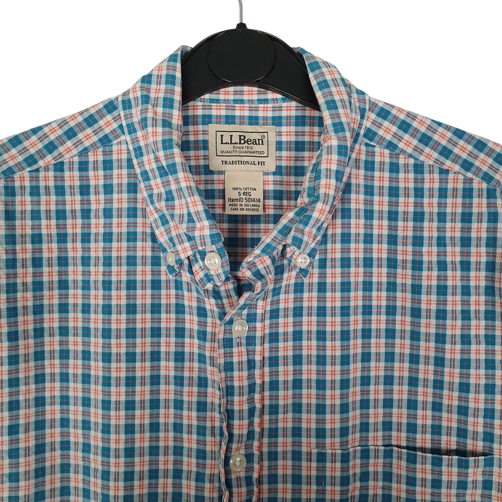 Mens Blue L.L.Bean   Shirt