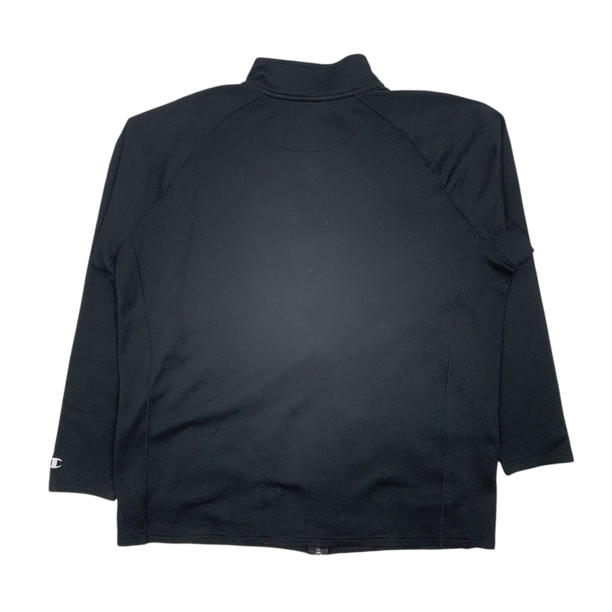 Mens Black Champion  Full Zip Coat