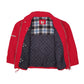 Mens Red Energie Vintage 90s Padded Bomber Windbreaker  Coat