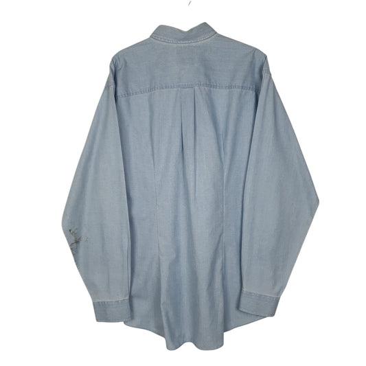 Mens Blue L.L.Bean   Shirt