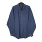 Mens Navy Wrangler  Long Sleeve Shirt