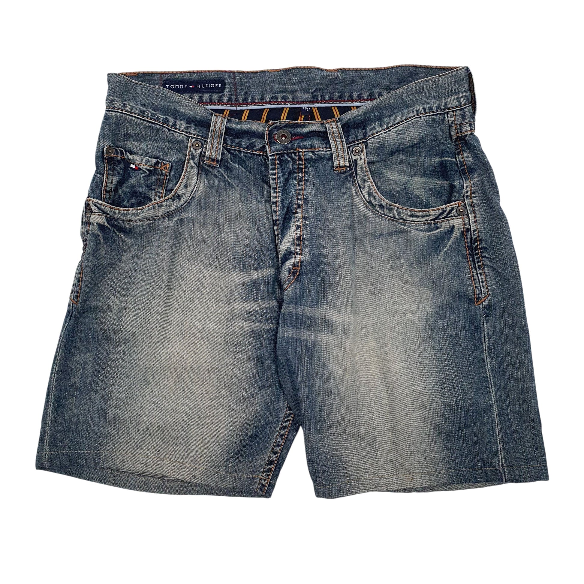 Mens Blue Tommy Hilfiger  Denim Shorts