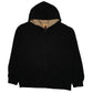 Mens Black Timberland Sherpa Lined Hoodie Full Zip Jumper