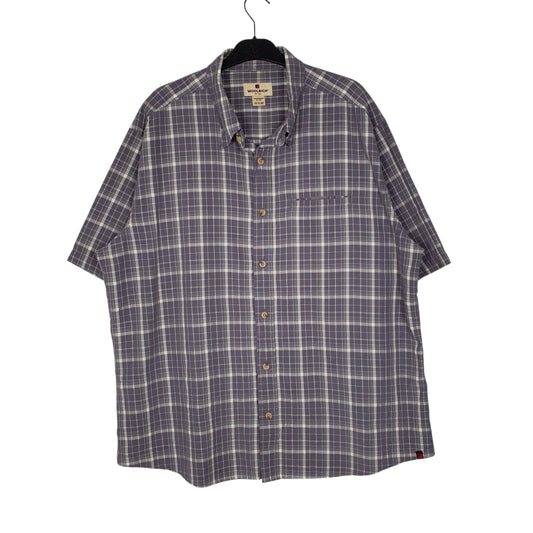Mens Grey Woolrich  Short Sleeve Shirt