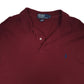 Mens Burgundy Polo Ralph Lauren   Polo Shirt