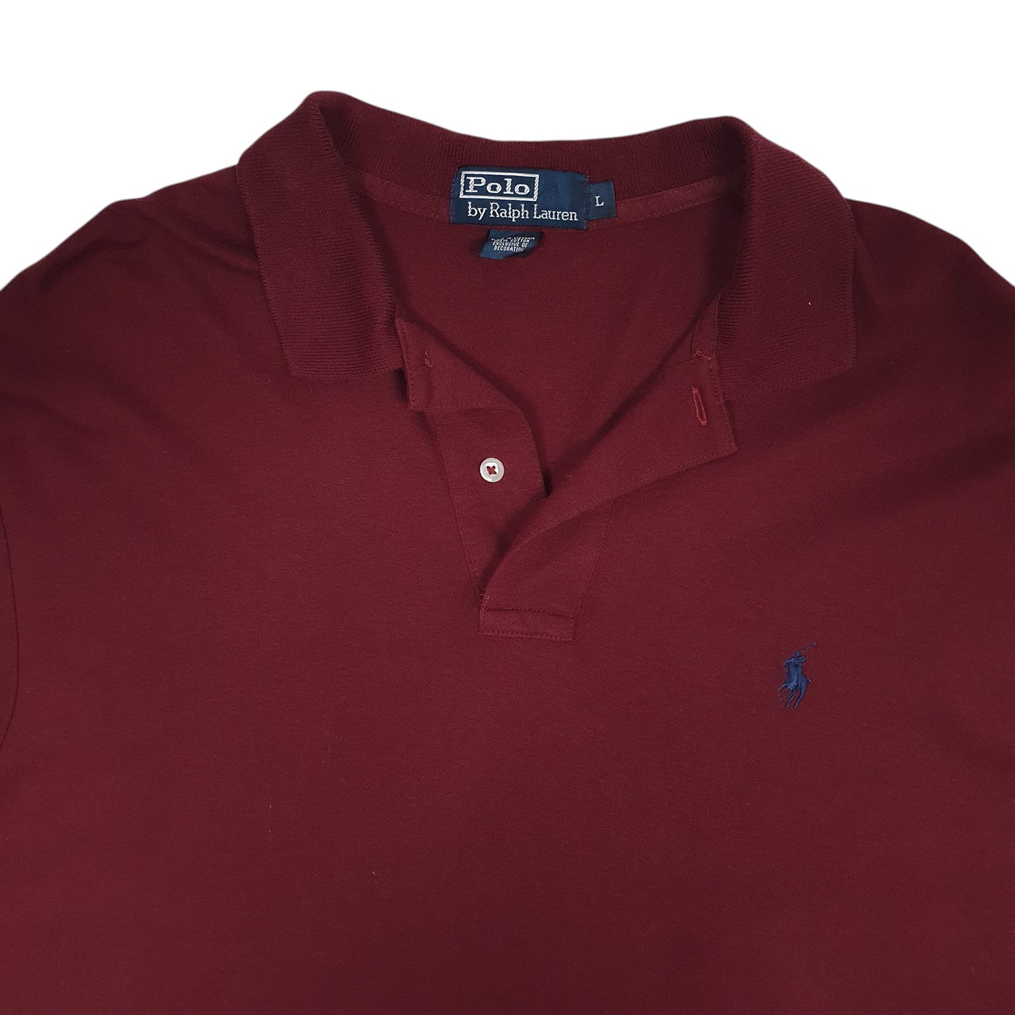 Mens Burgundy Polo Ralph Lauren   Polo Shirt