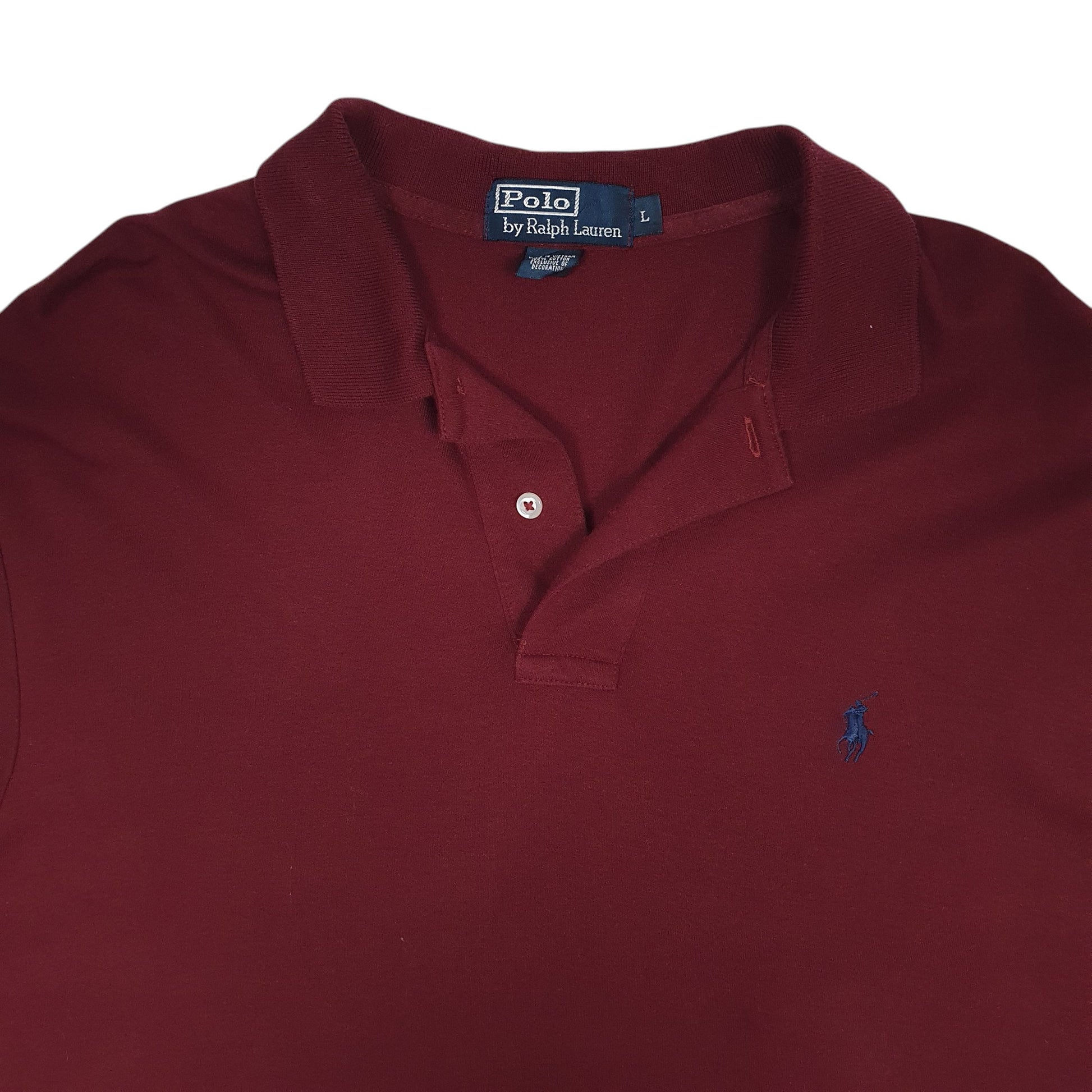 Mens Burgundy Polo Ralph Lauren   Polo Shirt