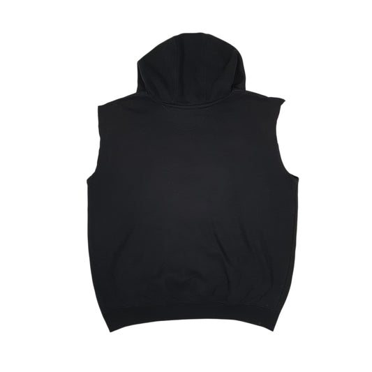 Mens Black Carhartt Sleeveless Vest Hoodie Jumper