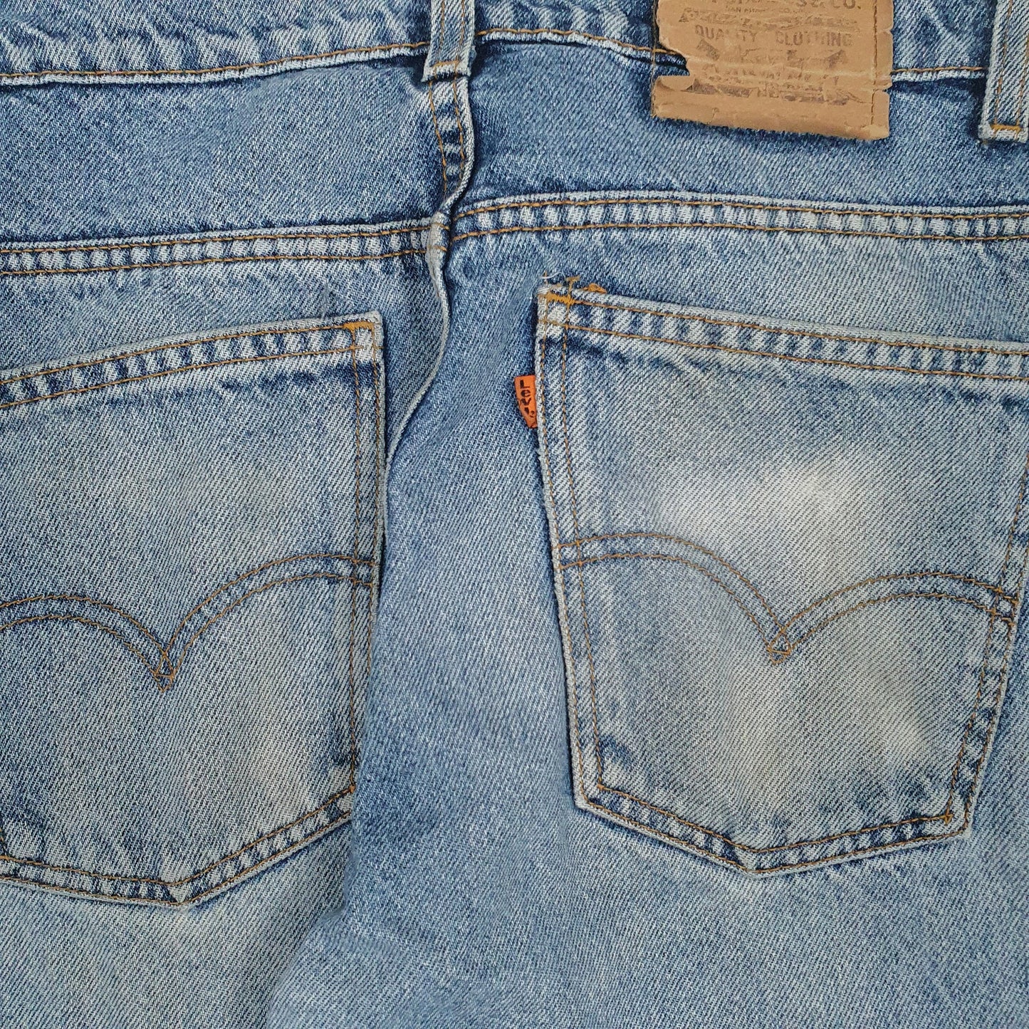 Mens Blue Levis Vintage 90s Orange Tabs  Jeans