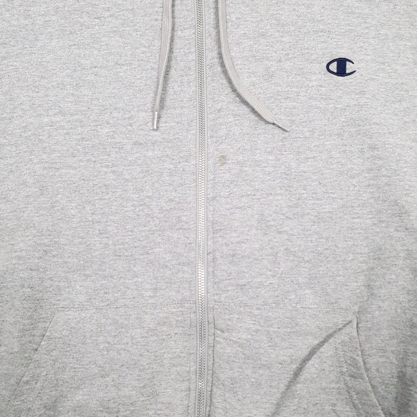 Mens Grey Champion  Full Zip Jumper