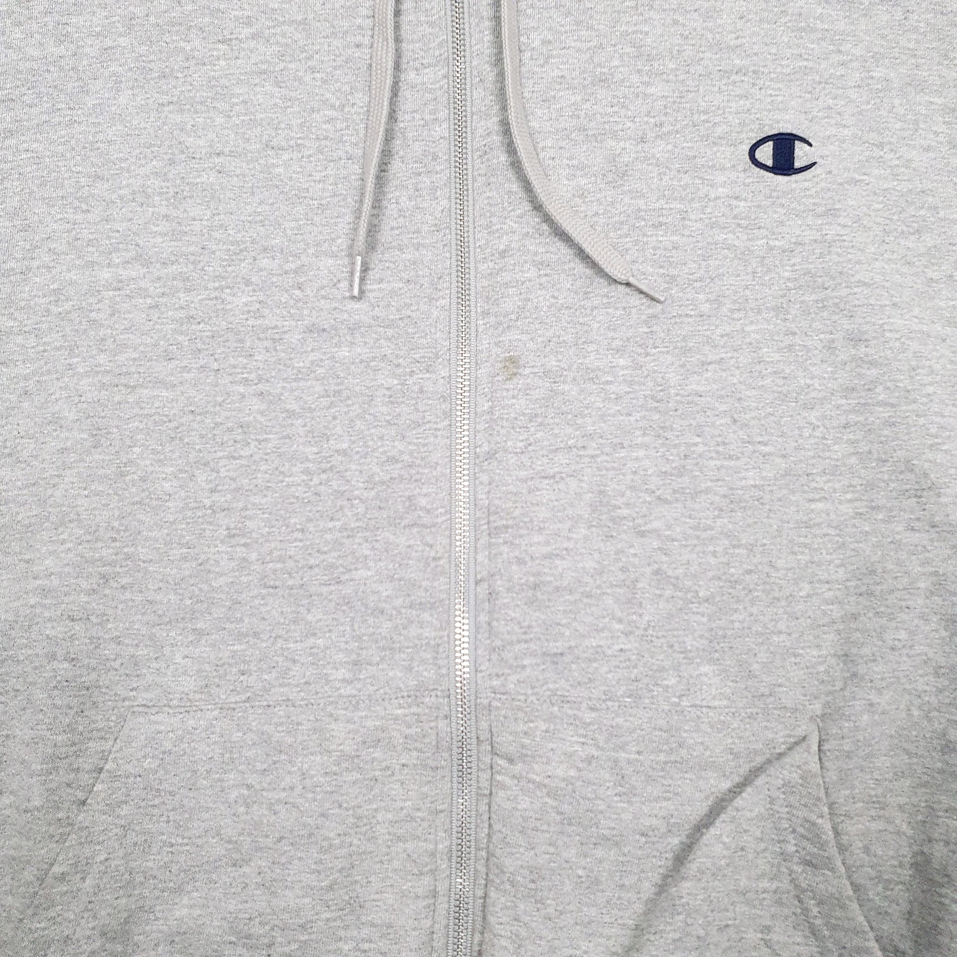 Mens Grey Champion  Full Zip Jumper
