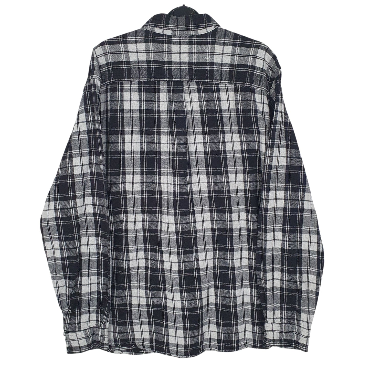 Mens Grey L.L.Bean Flannel  Shirt