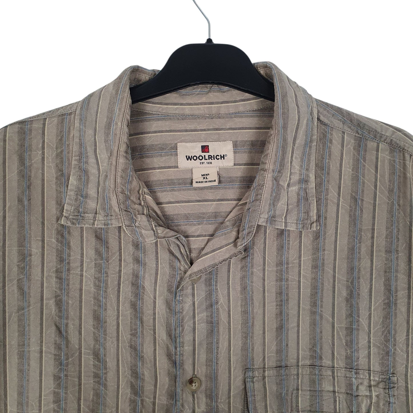 Mens Brown Woolrich   Shirt