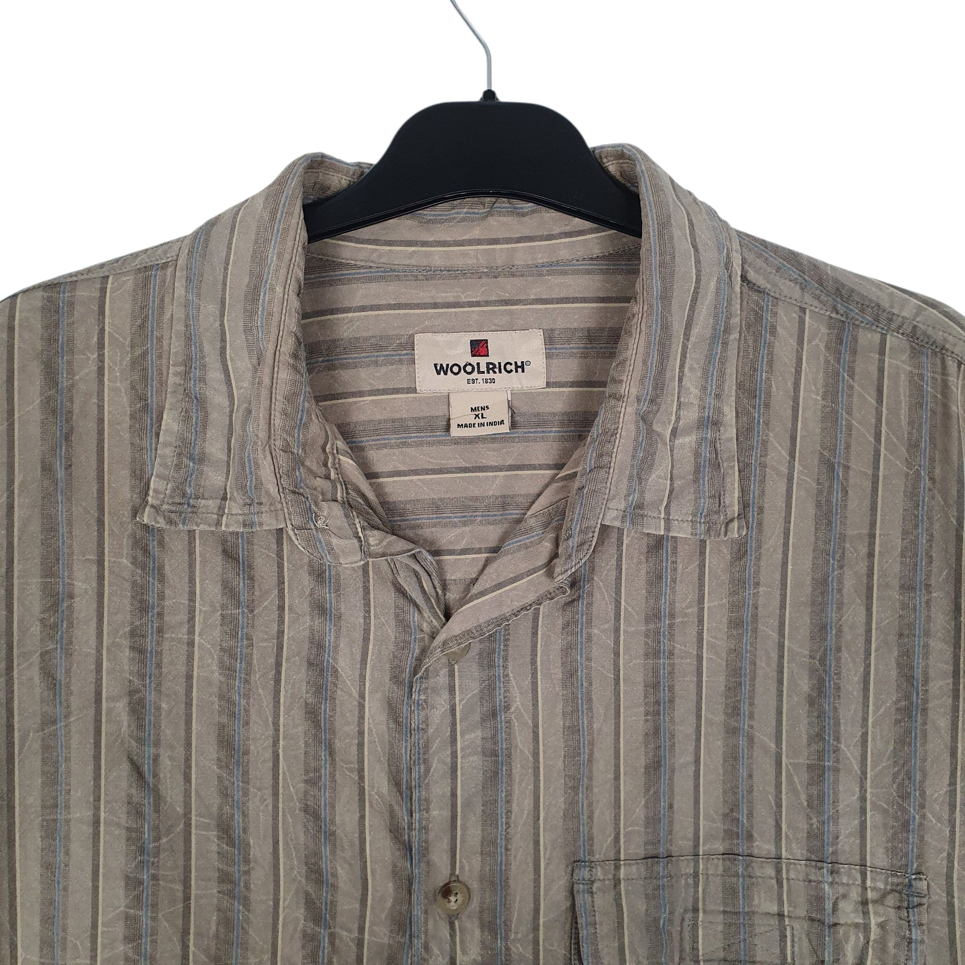 Mens Brown Woolrich   Shirt