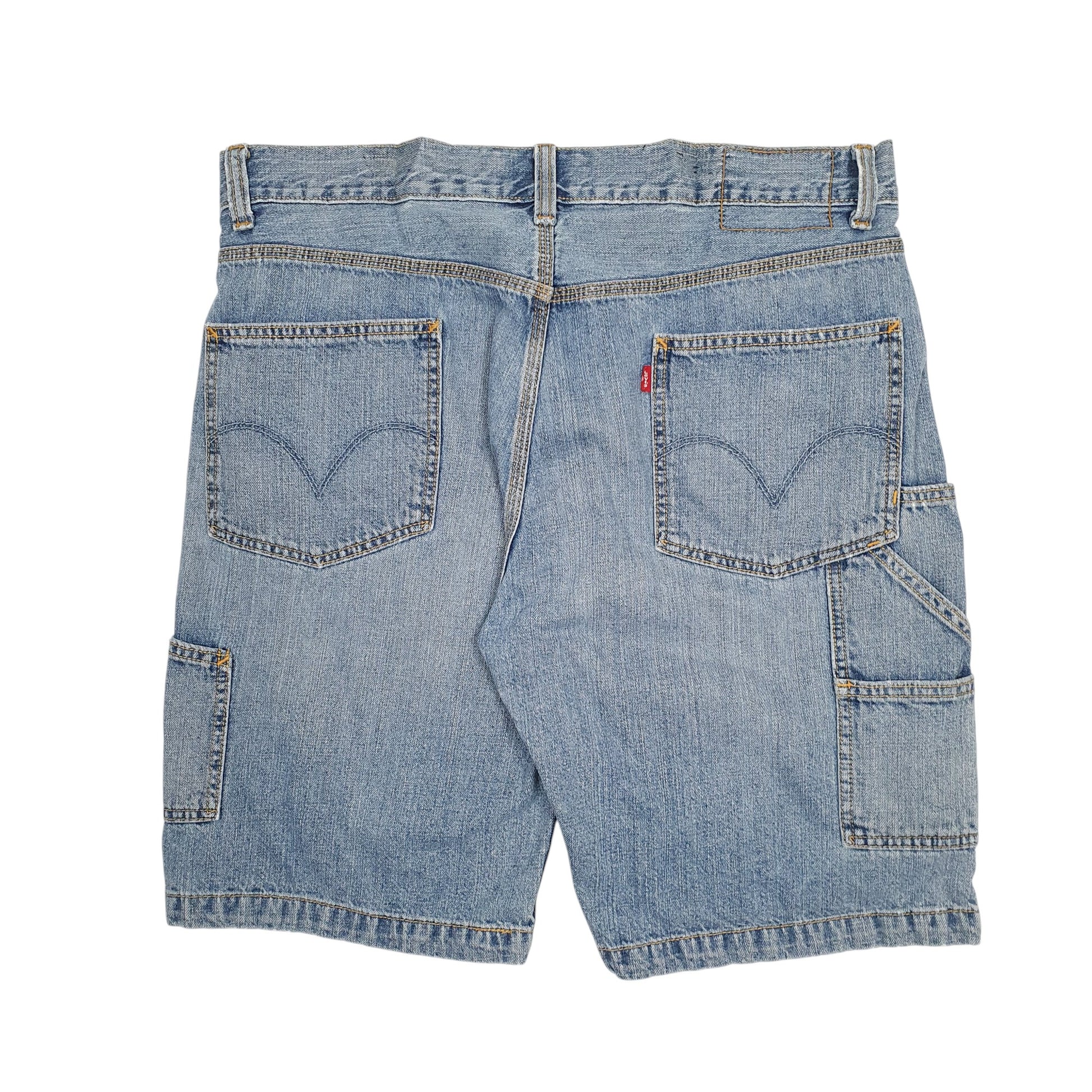 Mens Blue Levis Carpenter Vintage 00s  Shorts