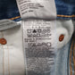 Mens Blue Levis Distressed  Jeans