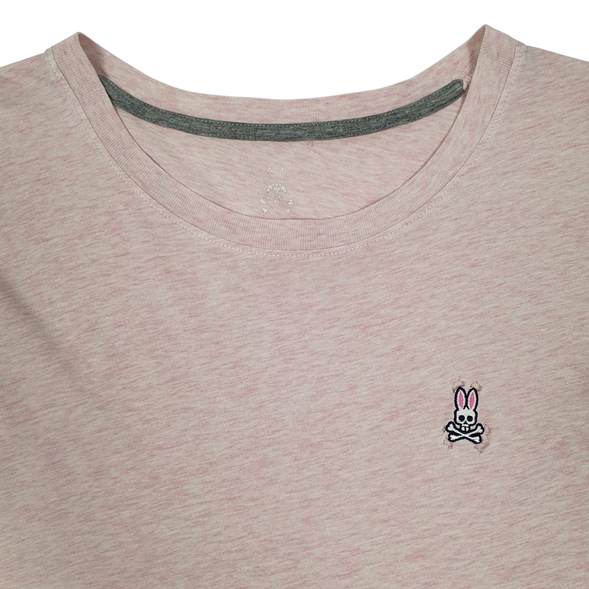 Mens Pink Psycho Bunny   T Shirt