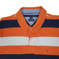 Mens Orange Tommy Hilfiger  Hoodie Polo Shirt