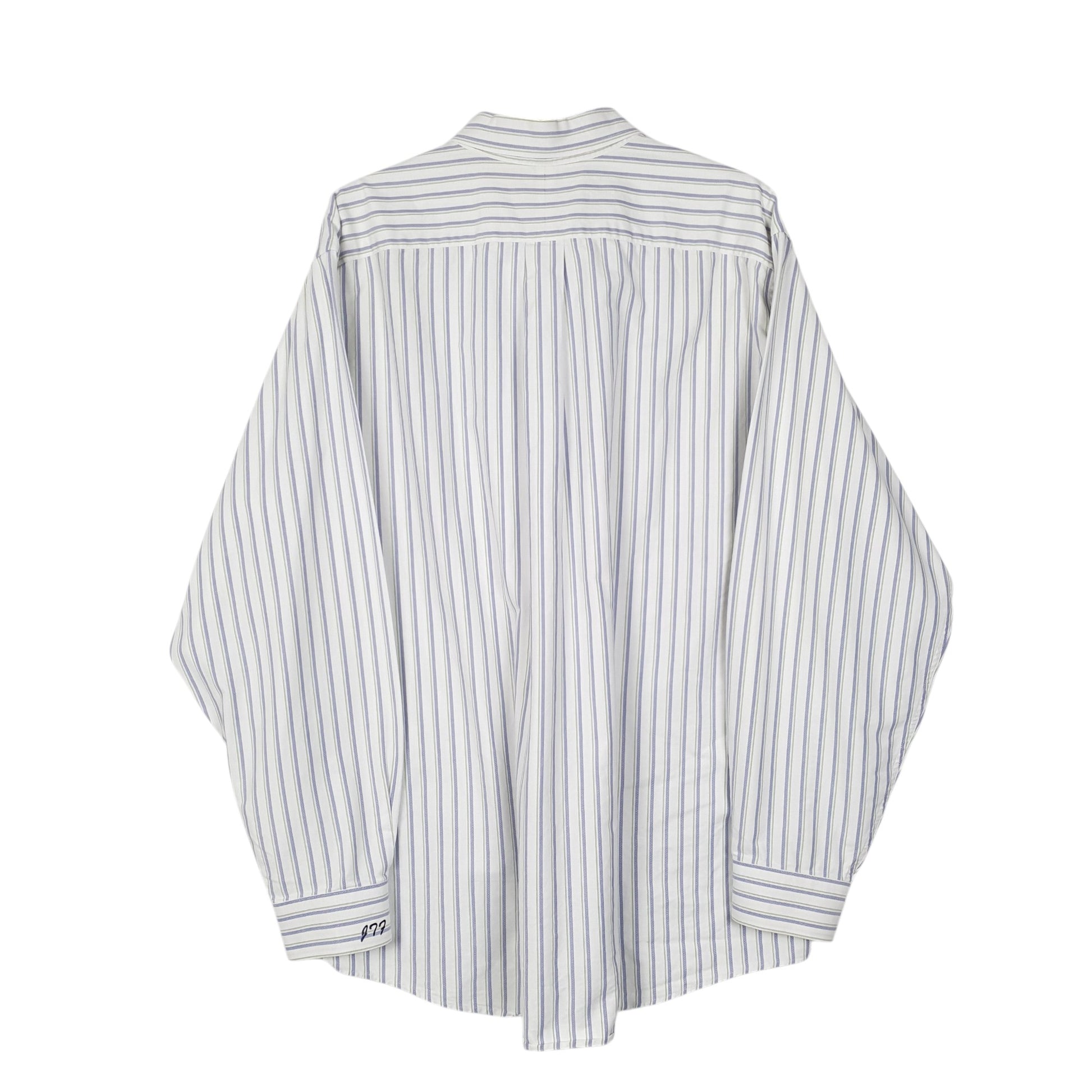 Mens White L.L.Bean Vintage 90s Oxford  Shirt