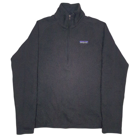 Womens Black Patagonia  Quarter Zip Jumper