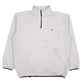 Mens Grey Nautica Vintage 90s Made In USA Quarter Zip Jumper