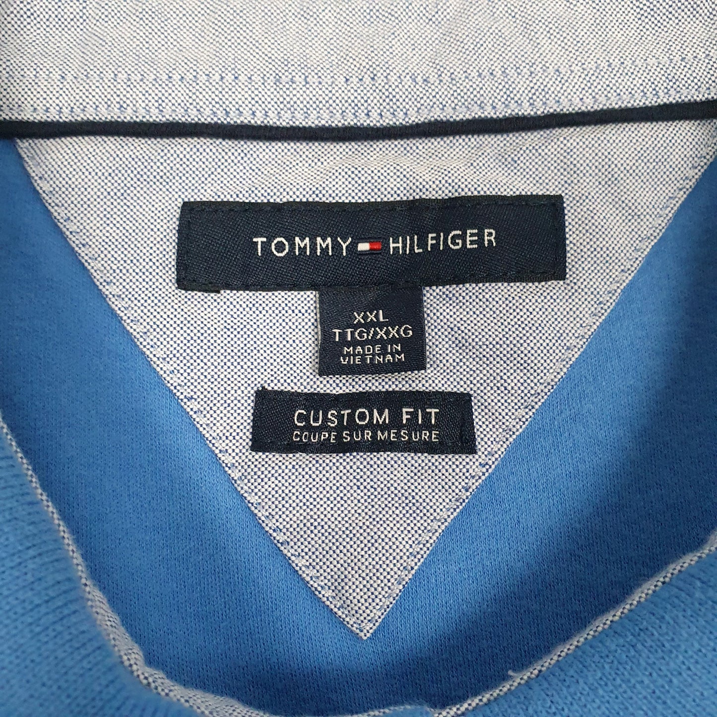 Mens Blue Tommy Hilfiger   Polo Shirt