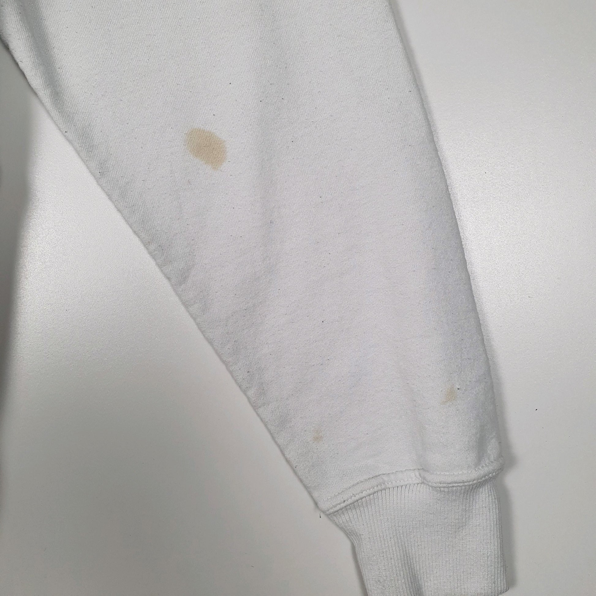 Mens White Champion  Hoodie Jumper