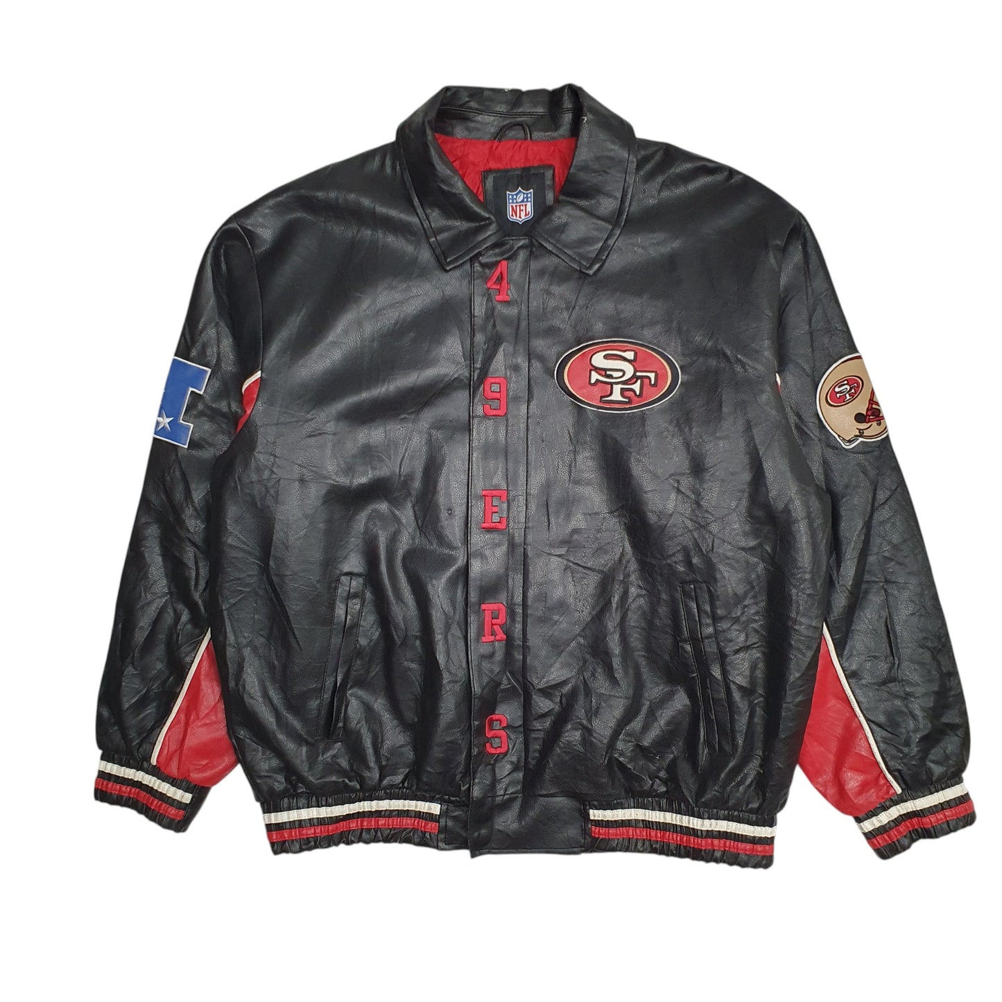 Mens Black NFL San Francisco 49ers Football  Coat
