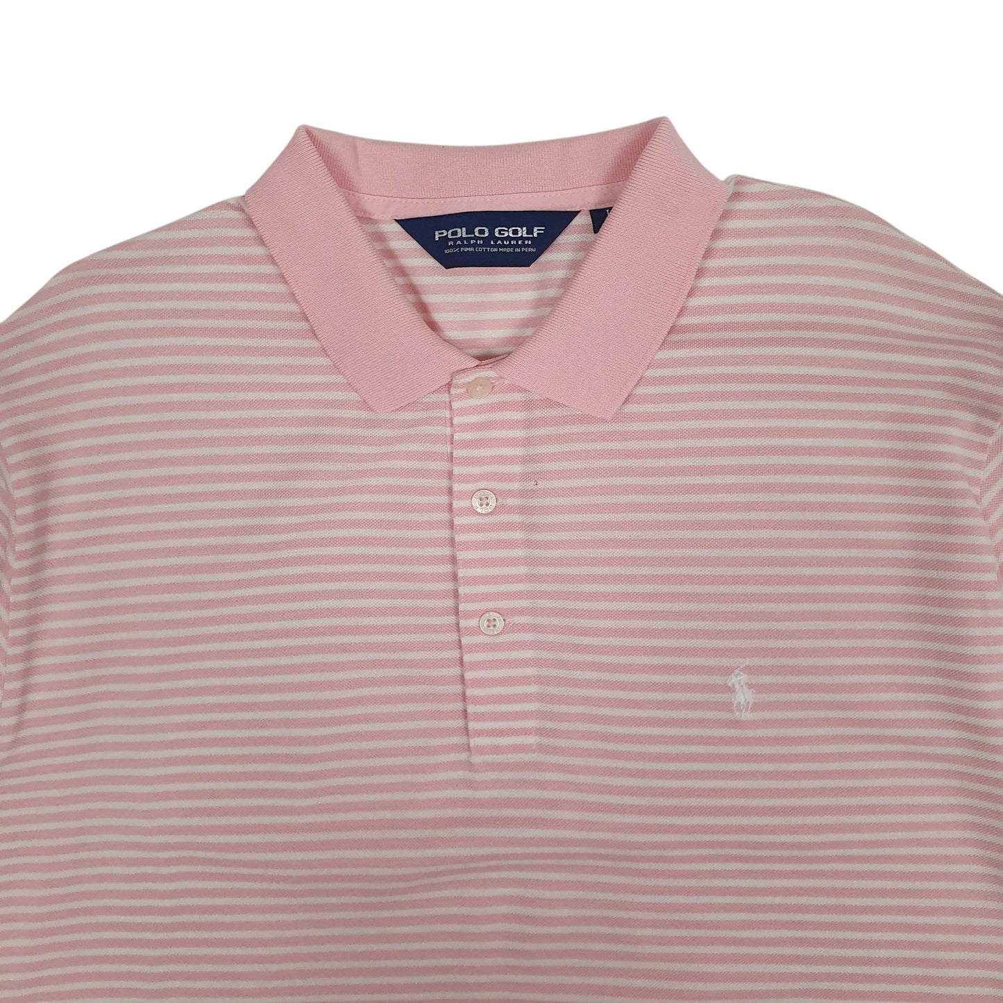 Mens Pink Polo Ralph Lauren Golf  Polo Shirt