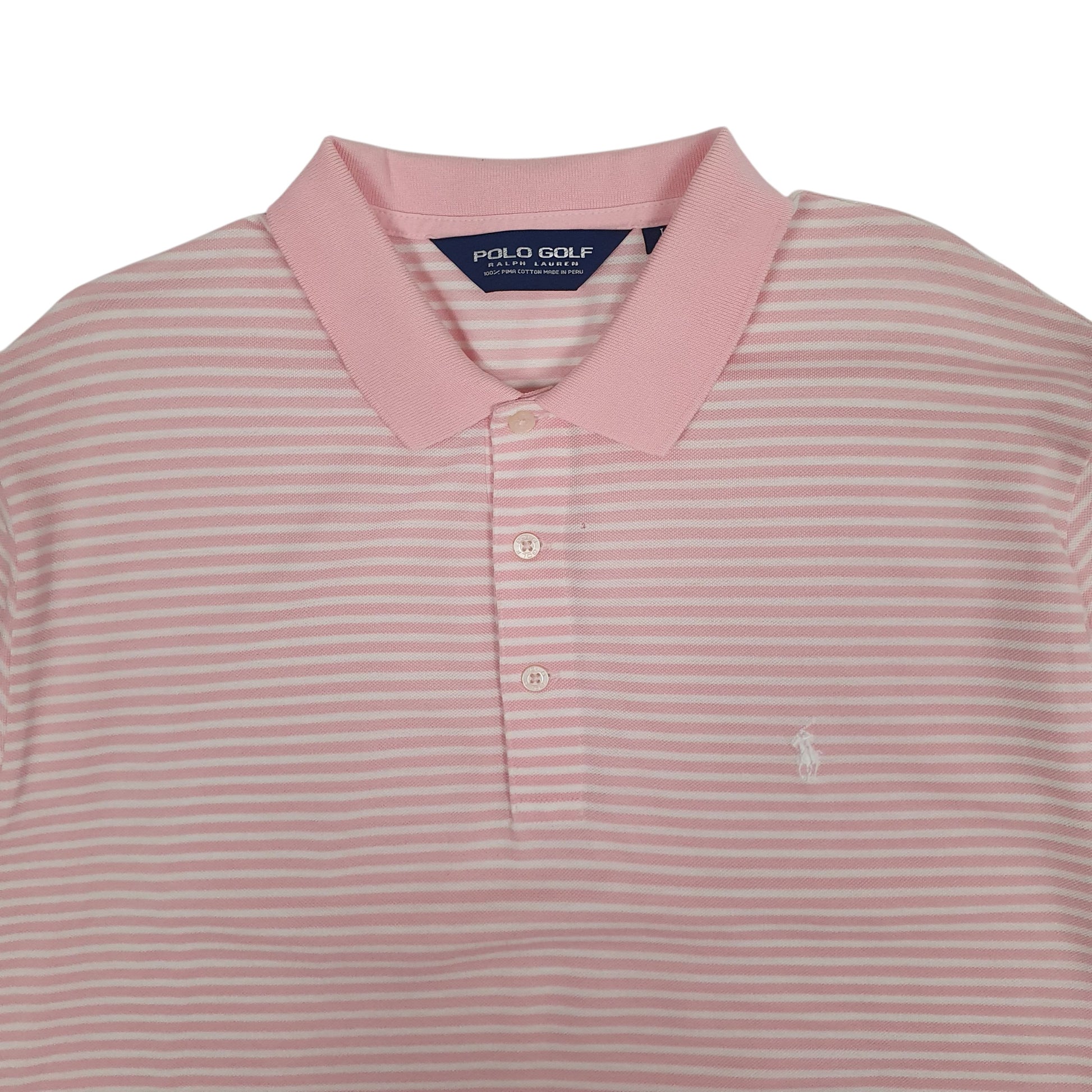 Mens Pink Polo Ralph Lauren Golf  Polo Shirt