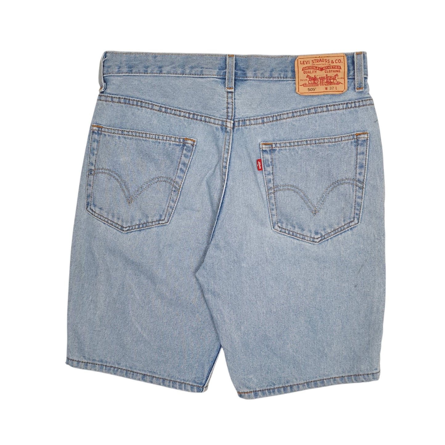 Mens Blue Levis 505 Vintage 00s  Shorts