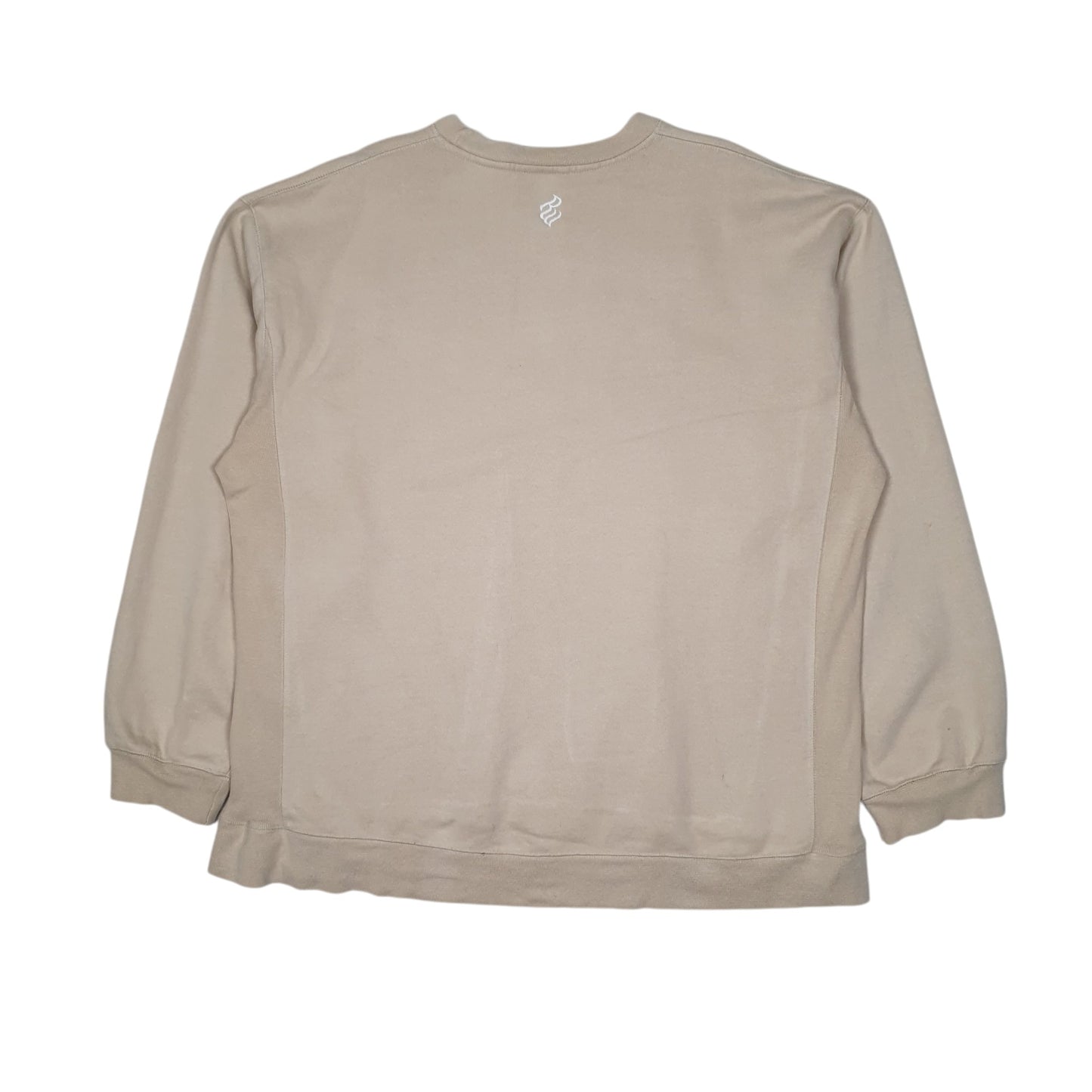 Mens Beige Rocawear Vintage 00s Y2K Jay Z Crewneck Jumper