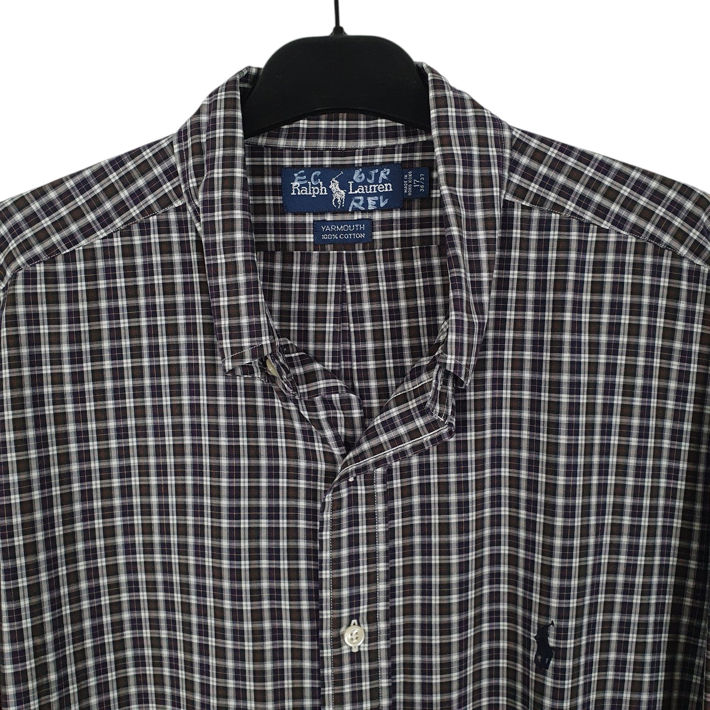 Mens Brown Ralph Lauren   Shirt