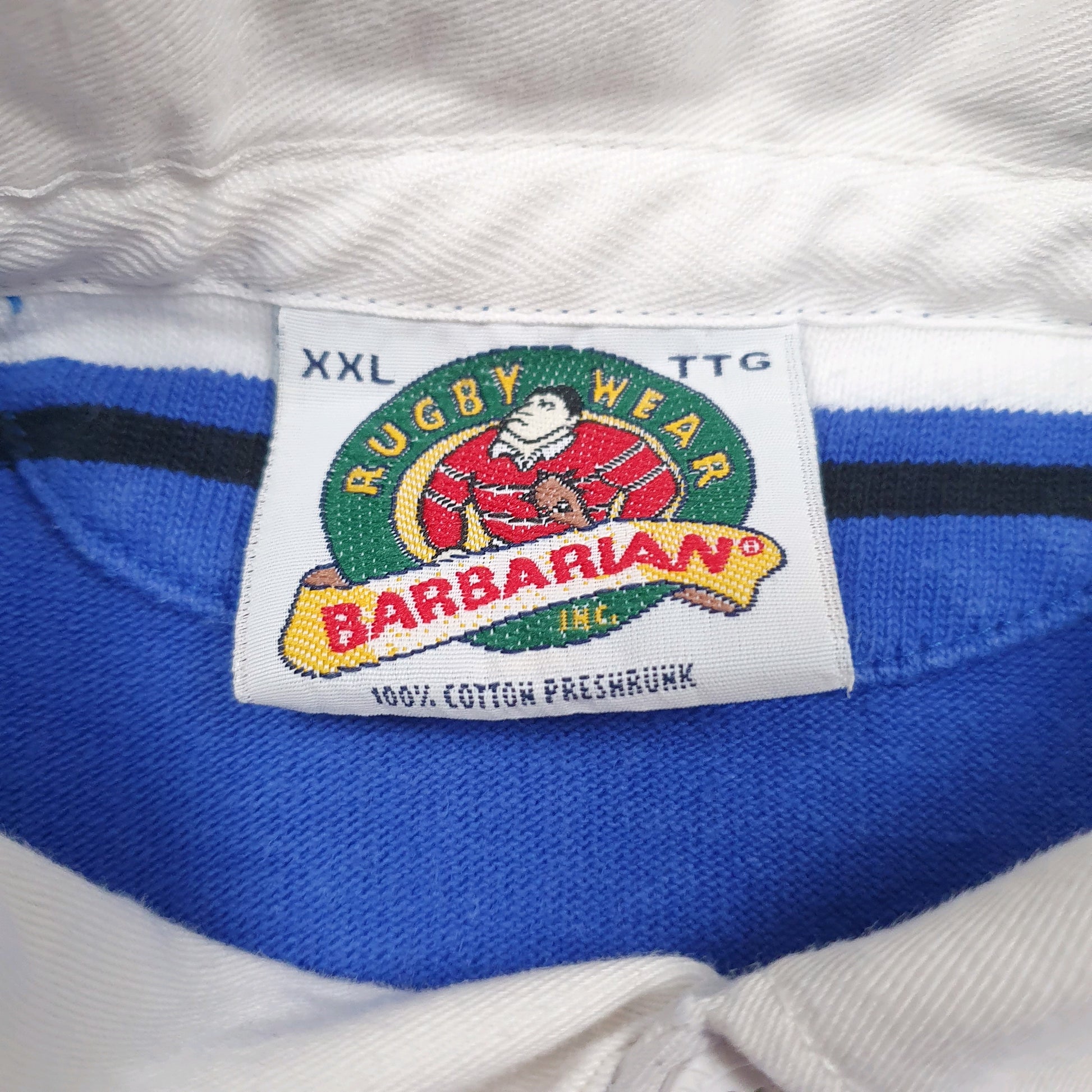 Mens Blue Barbarian Gaels Field Hockey  Polo Shirt